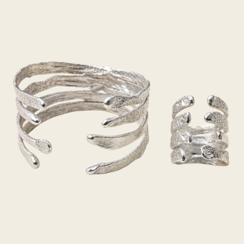 Nto'o - Set bracelet et bague
